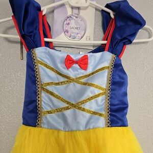 Snow White Princess Costume with Blue and Yellow Dress 💛